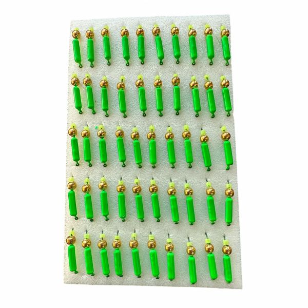 Мормишка Вольфрамова "Латишка" Гвоздик - З кулькою золото - МК1175