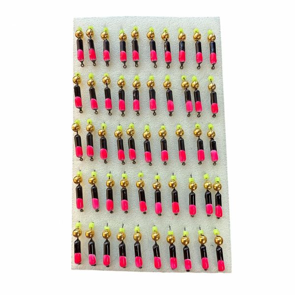 Мормишка Вольфрамова "Латишка" Гвоздик - З кулькою золото - МК1177