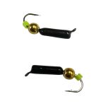 Мормишка Вольфрамова "Латишка" Гвоздик - З кулькою золото - МК1179