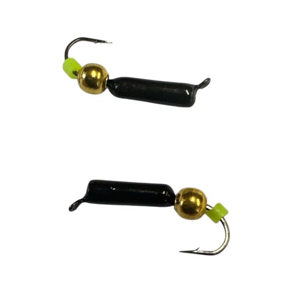 Мормишка Вольфрамова "Латишка" Гвоздик - З кулькою золото - МК1179