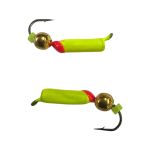 Мормишка Вольфрамова "Латишка" Гвоздик - З кулькою золото - МК1181