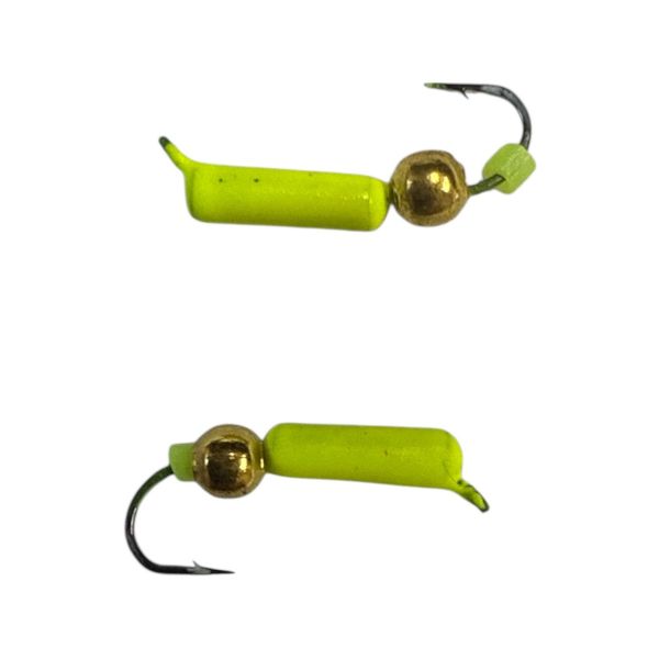 Мормишка Вольфрамова "Латишка" Гвоздик - З кулькою золото - МК1183