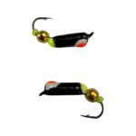 Мормишка Вольфрамова "Латишка" Гвоздик - З кулькою золото - МК1200