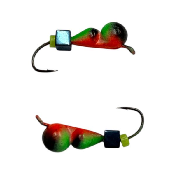 Мормышка Вольфрамовая "Латышка" Муравей - С кубиком голубой - МК1066