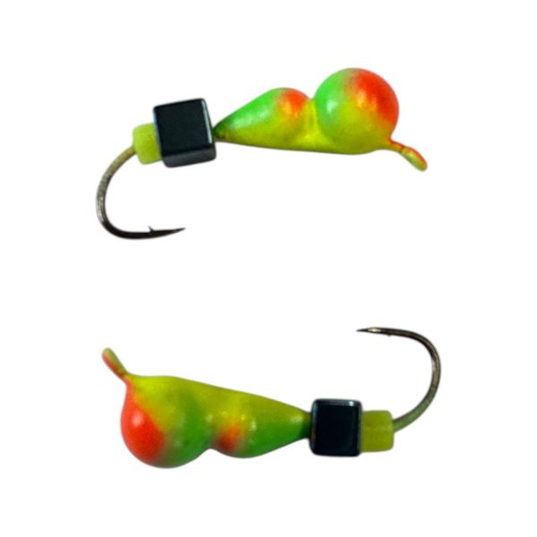 Мормышка Вольфрамовая "Латышка" Муравей - С кубиком голубой - МК1117