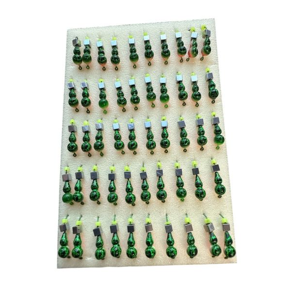 Мормышка Вольфрамовая "Латышка" Муравей - С кубиком серебро - МК1118