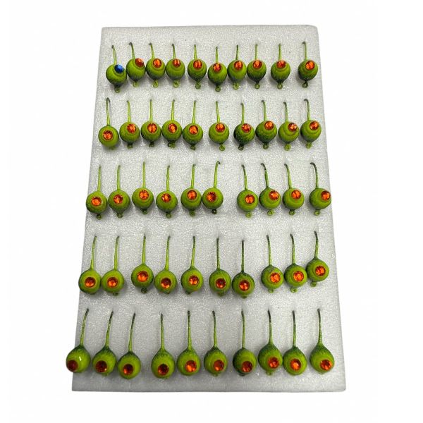 Мормышка Вольфрамовая "Латышка" Шар - Кошачий глаз - МК1092