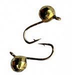 Мормишка вольфрамова - Куля Гранена - Прибалтика - Золото - 10 шт/уп