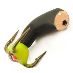 Мормишка Вольфрамова Володимирська "Чортик-Уралочка трійник зі стразами" м/к - 2,5 мм - 0,4 г - Арт.104