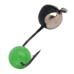 Мормишка Вольфрамова Володимирська "Дробинка з кулькою котяче око" з/к - 4 мм - 0,8 г - Арт.194