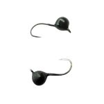 Мормишка Вольфрамова Володимирська Куля Гранена з кембриком - Фарбована - 3 мм - 0.4 г - Чорний - Арт.642