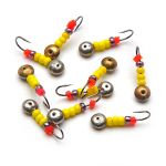 Мормишка Whally Fishing - 0.3 г - Безнасадкова - Паяна - Жовта