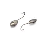 Мормишка Whally Fishing - Листок - Паяна Срібло - 10 шт./уп