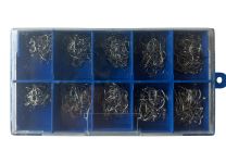 Набір гачків - Розміри 3-12 - 500 шт/уп - Білий