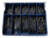 Набір гачків - Розміри 3-12 - 60 шт/уп - Чорний