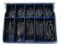Набір гачків - Розміри 3-12 - 60 шт/уп - Чорний