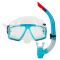 Комплект Dolvor: Маска для плавання M4204P + Трубка SN07P - Синій (Clear Aqua Blue)