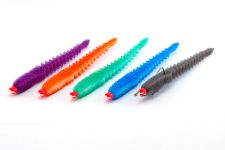 Змінна приманка - Набір поролонових рибок Levsha NN 3D ExWorm - Колір V, Wbl, WLgr, Wor, Wblue