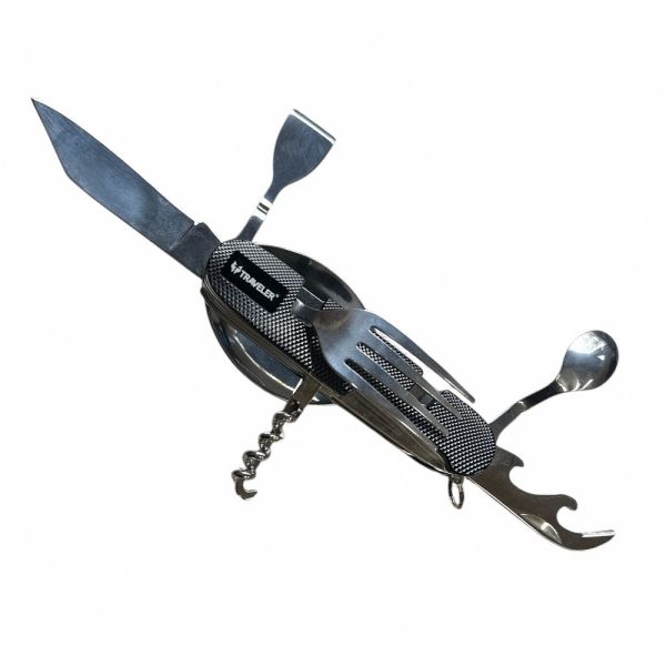 Набор туристический Traveler многофункциональный 9в1 - A-109ALL - Чёрный