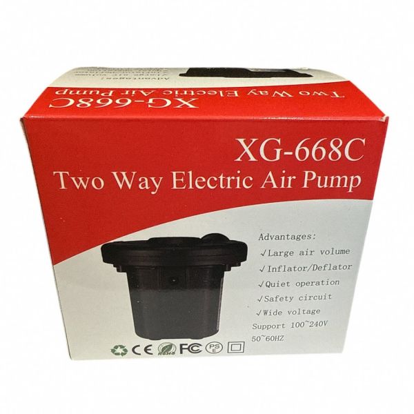 Насос електричний XG-668C - З живленням від прикурювача та розетки 220V