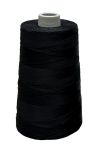 Нитка капронова (поліамідна) 93,5текс*3 (0,8 мм) - Чорна - 400 г