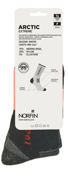 Носки Norfin T4P Arctic Merino Extreme Crew