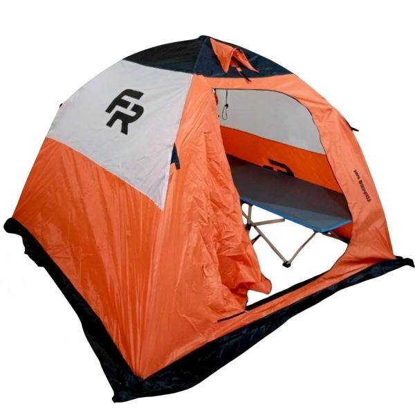 Намет зимовий Fishing ROI Ice Fishing - 200x200x160 см - Помаранчевий/Білий/Коричневий