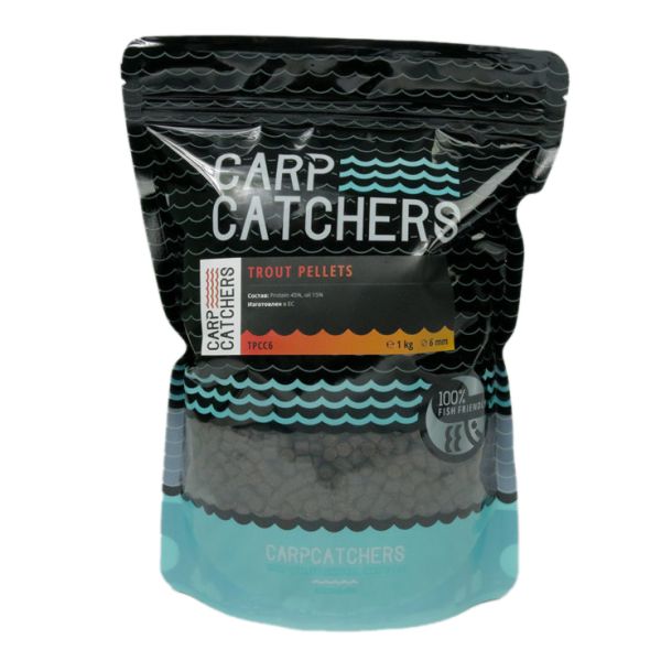 Пеллетс Carp Catchers «Trout Pellets» (форелевый) - 1 кг