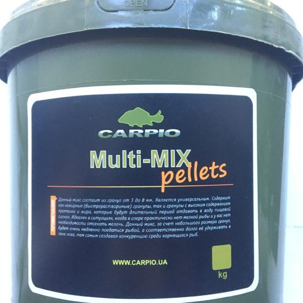 Пеллетс Carpio - Multi Mix pellets - Гранули Ø3-8 мм