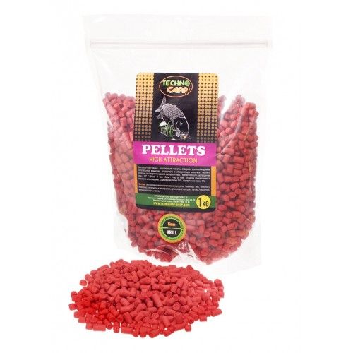 Пеллетс Технокарп Flavored High Attraction - Krill - 1 кг