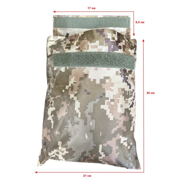 Плащ-намет Пончо - Вид №1 - ЗСУ - Піксель ММ-14