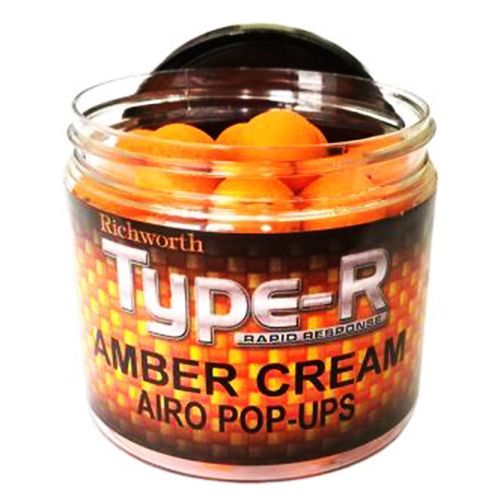 Плавающие бойлы Richworth Pop Ups Boilies - 15 мм - 200 мл - Amber Cream