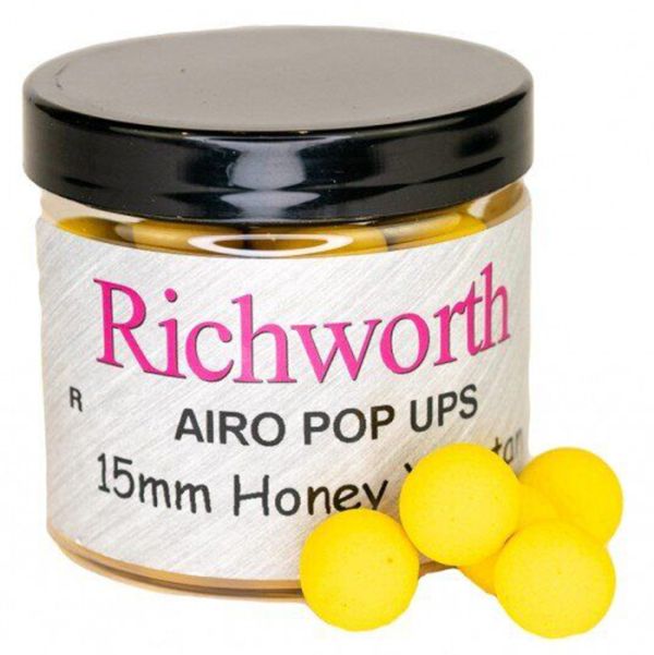 Плавающие бойлы Richworth Pop Ups Boilies - 15 мм - 200 мл - Honey Yucatan