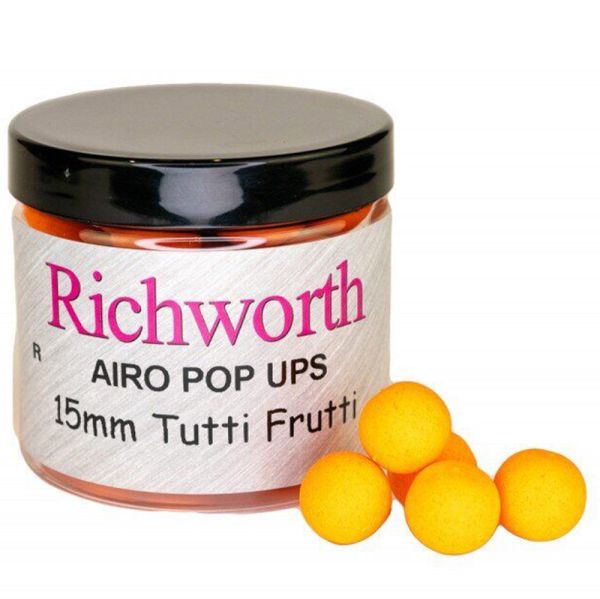 Плаваючі бойли Richworth Pop Ups Boilies - 15 мм - 200 мл - Tutti Frutti