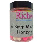 Плаваючі бойли Richworth Pop Ups Boilies - Micro 6-8 мм - 100 мл - Honey Yucatan (Мед)