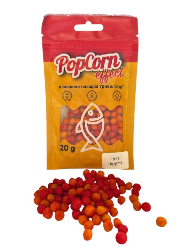 Плаваюча насадка, що пилить PopCorn effect - 20 г - Тутті-Фрутті