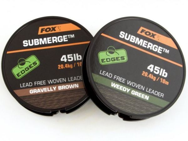 Плетеный лидер без сердечника Fox Submerge - Lead Free Leader - 10 м