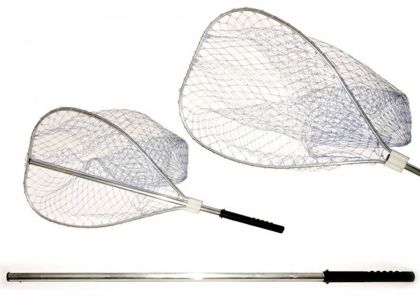 Подсак - Алюминий - Сумы - Ø45 см - 2,40 м - Телескопическая ручка - Круглый