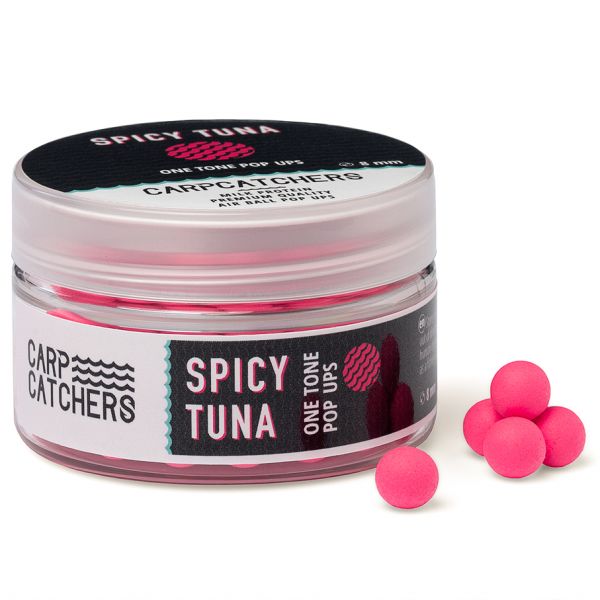 Бойлы pop-up Carp Catchers - Ø8 мм - Fluoro Pink - Однотонные - Spice Tuna