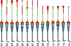 Поплавець Dolphin Storm - Модель с 1 по 14