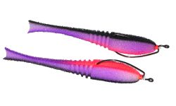 Поролонова рибка-приманка Dancing Fish 5" (reverse tail) offset - ПрофМонтаж - OP204