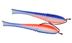 Поролонова рибка-приманка Dancing Fish 5" (reverse tail) offset - ПрофМонтаж - OP209