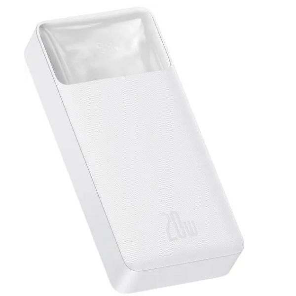 Повербанк Baseus (PPDML-M) Bipow Digital Display 20W 20000mAh White - (PPDML-M02) - Белый