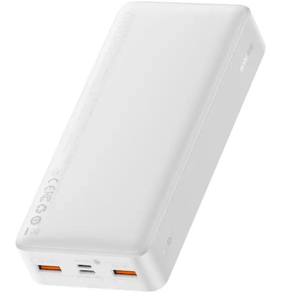 Повербанк Baseus (PPDML-M) Bipow Digital Display 20W 20000mAh White - (PPDML-M02) - Белый