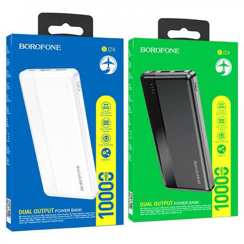 Повербанк Power Bank Borofone BJ24 (10000 mAh) - Чорний