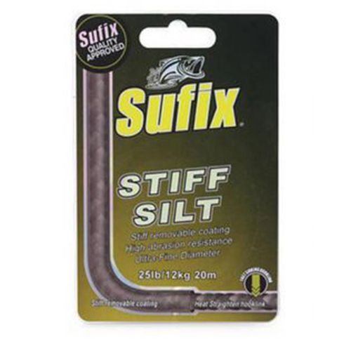 Поводковый материал Sufix Stiff Silt - 25lb - Black - 20 м