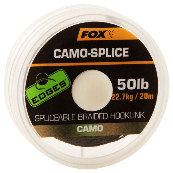 Поводочный материал Fox Edges - 50lb - Camo Splice (Камуфляж) - 20 м