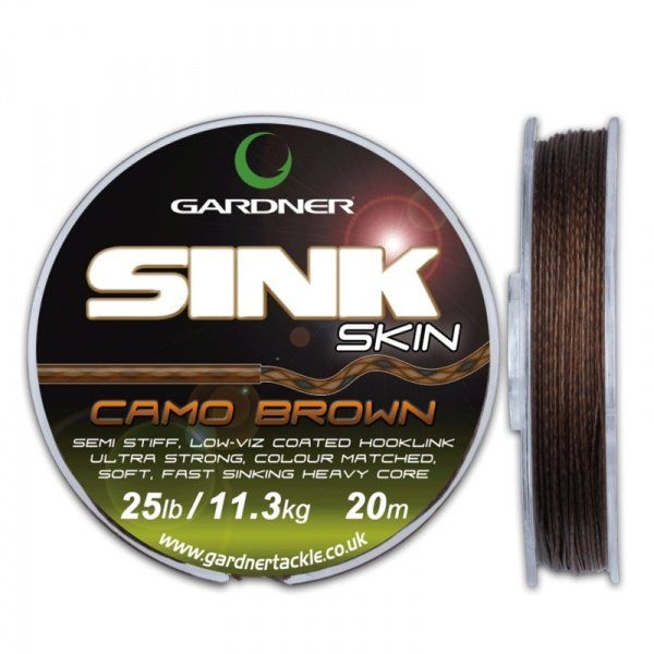 Поводочний матеріал Gardner Sink Skin - 25lb/11.3kg - 20 м