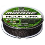 Повідковий матеріал Kosadaka Mirage Hook Link - Плетений - Тонучий - Коричнево-чорний - 25 м