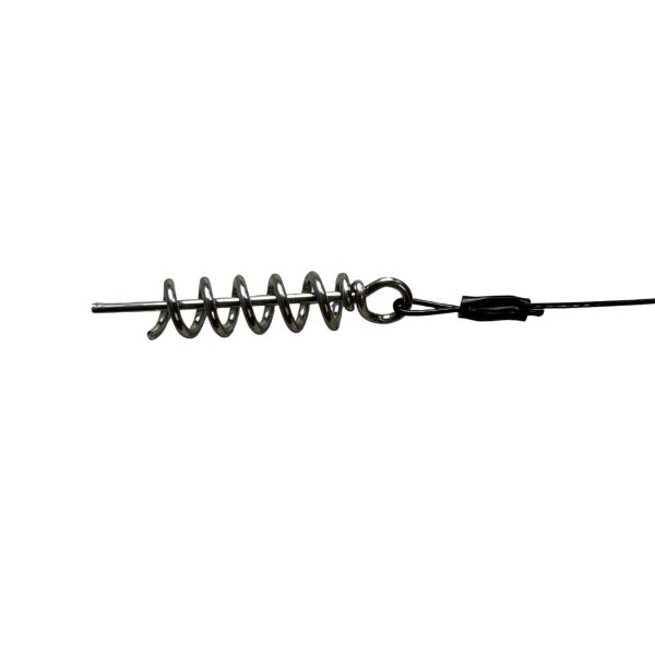 Повідець Goss для оснастки силікону Stinger Rig 1x7 - 11,5 см - Трійник №1 - 15 кг - 1 шт.